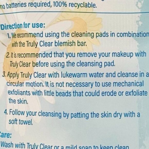 Truly Clear Silicone Facial Scrubber Gentle Exfoliator Cleansing Pads Pack of 4 - Picture 5 of 8